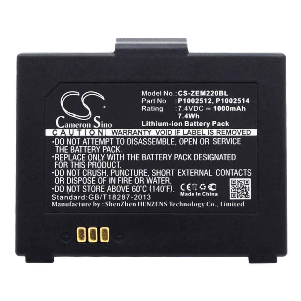 Batterie d'imprimante Zebra CS-ZEM220BL