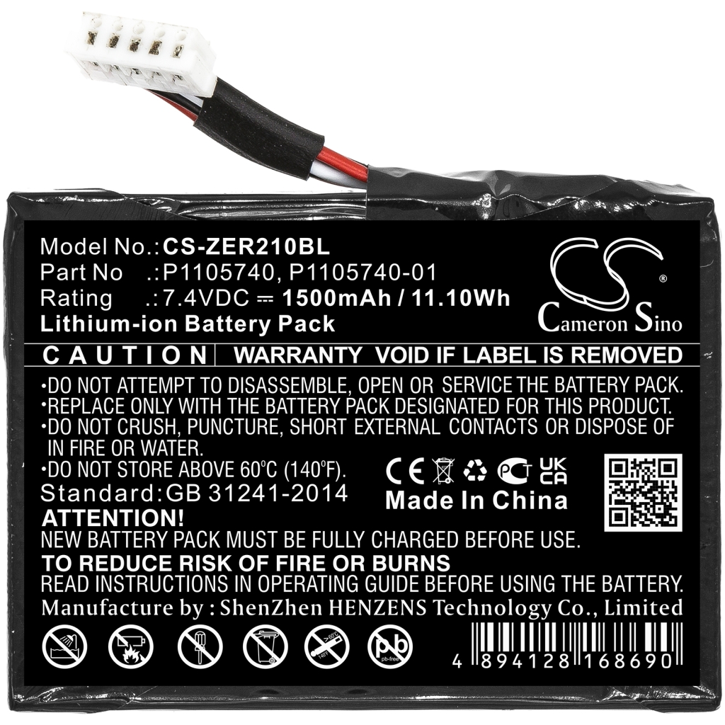 Batterie d'imprimante Zebra ZQ220