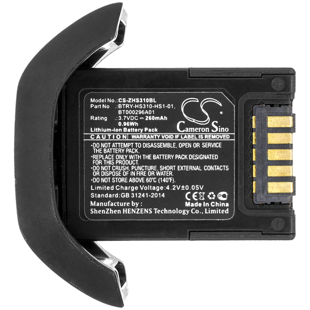 BarCode, Scanner Battery Zebra CS-ZHS310BL