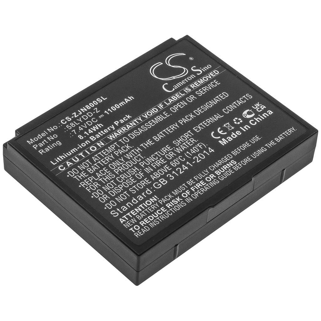 Batterie d'imprimante Zjiang CS-ZJN800SL