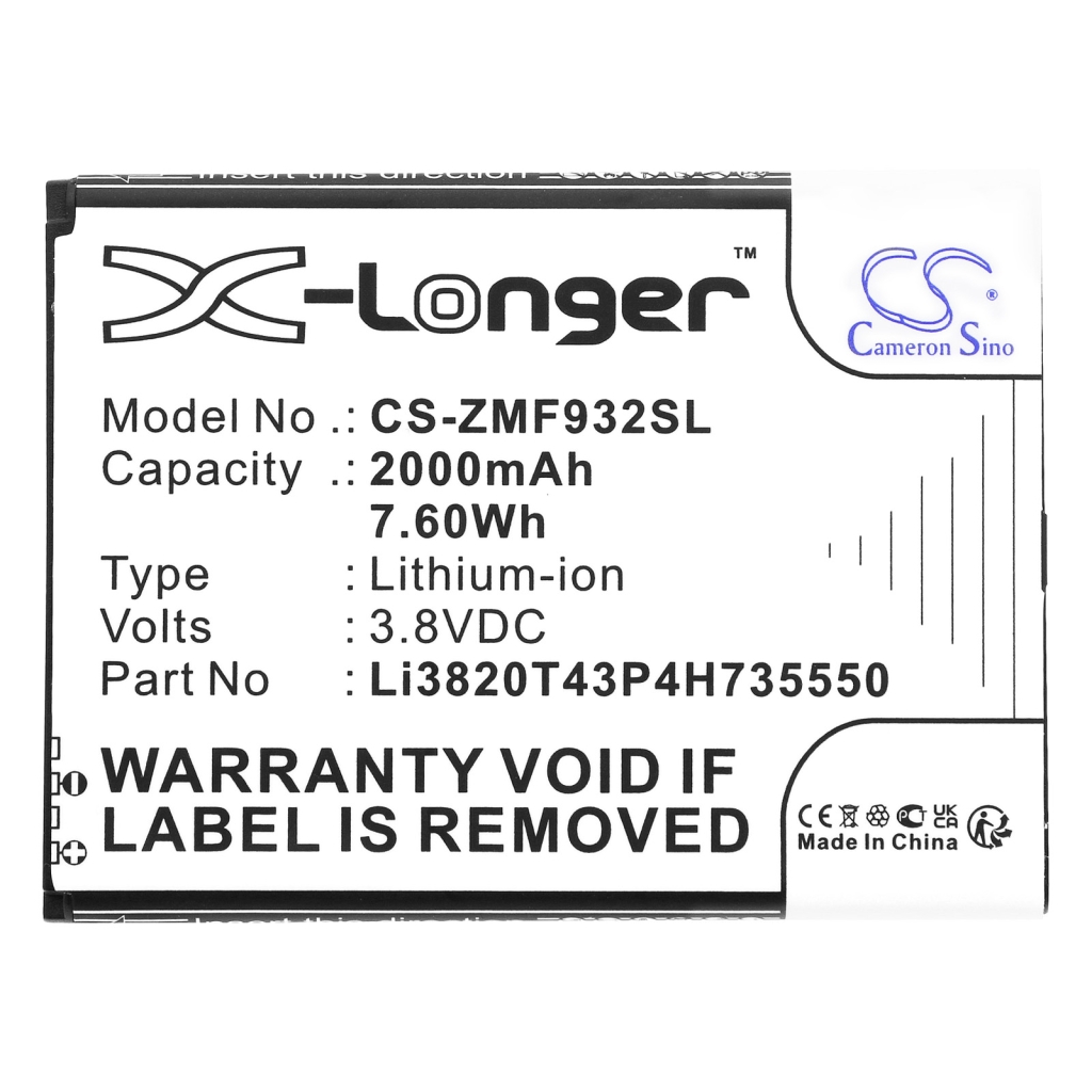 Hotspot Battery Zte CS-ZMF932SL