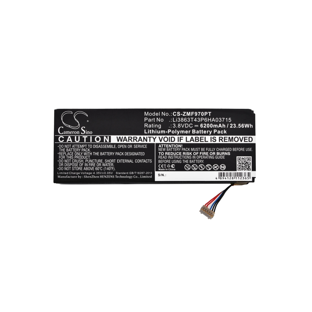 Batteries Remplace Li3863T43P6HA03715