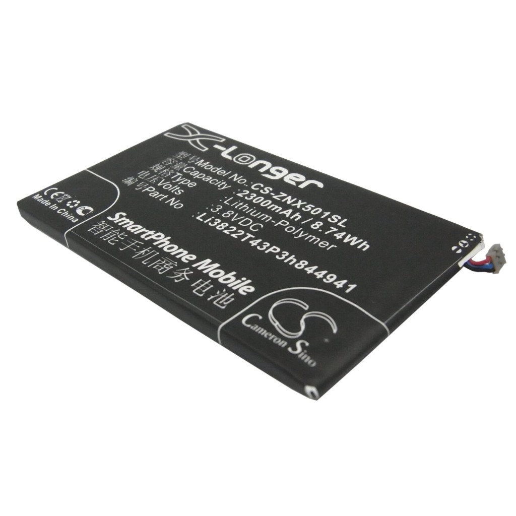 Compatible battery replacement for ZTE LI3822T43P3H844941