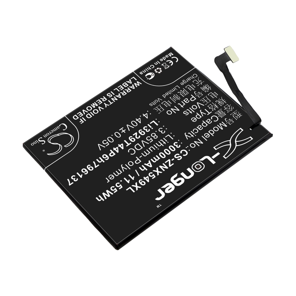 Remplacement de batterie compatible pour ZTE LI3929T44P6H796137