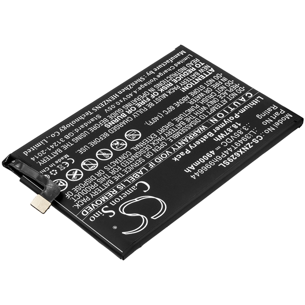 Remplacement de batterie compatible pour ZTE LI3949T44P6H996644