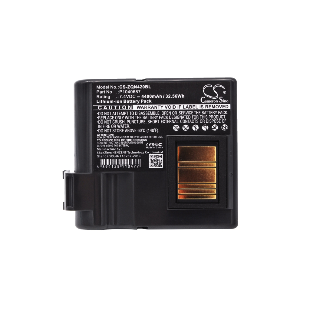 Batterie d'imprimante Zebra CS-ZQN420BL