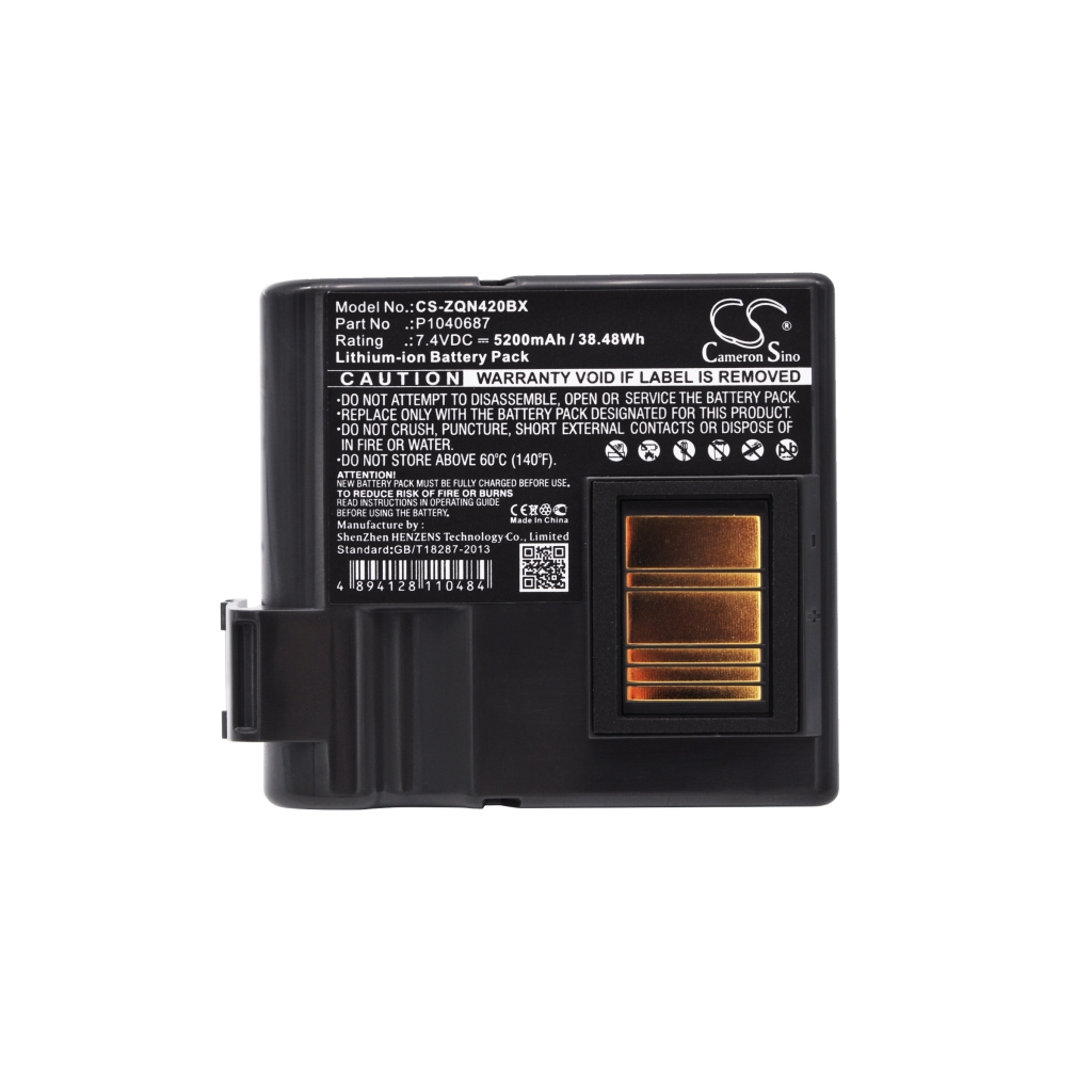 Batterie d'imprimante Zebra CS-ZQN420BX