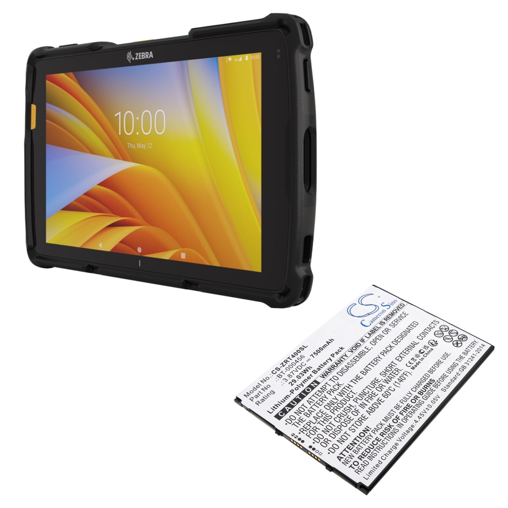 Tablette Batterie Zebra CS-ZRT400SL