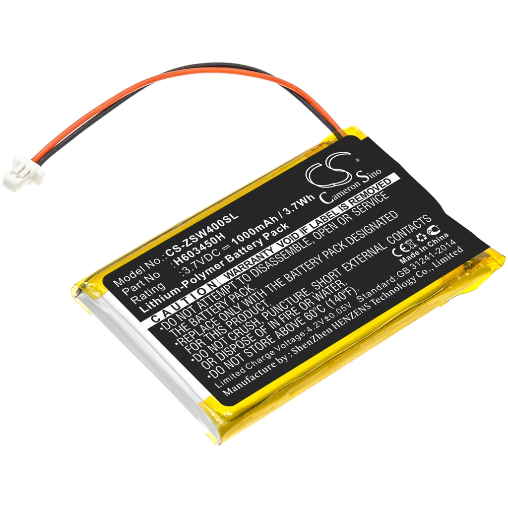 Compatible battery replacement for Izzo H603450H