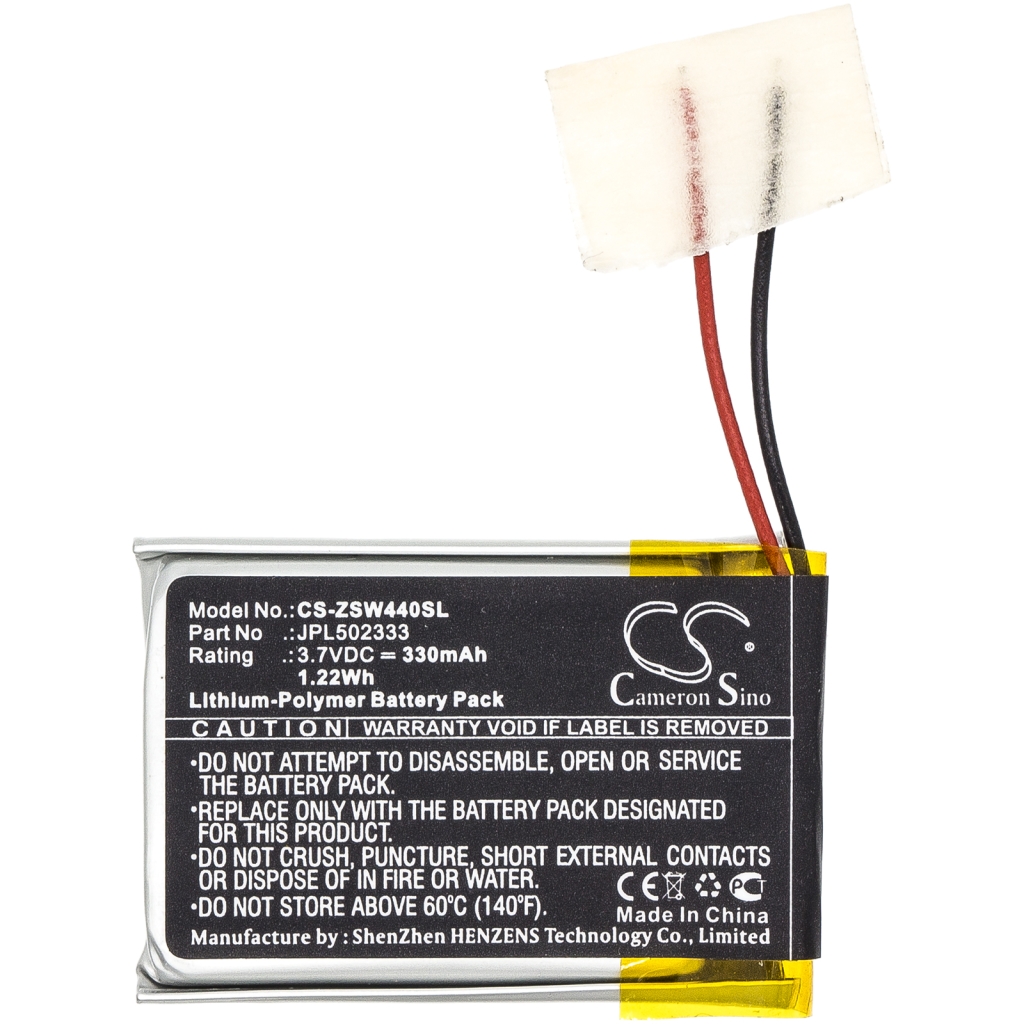 Compatible battery replacement for Izzo JPL502333