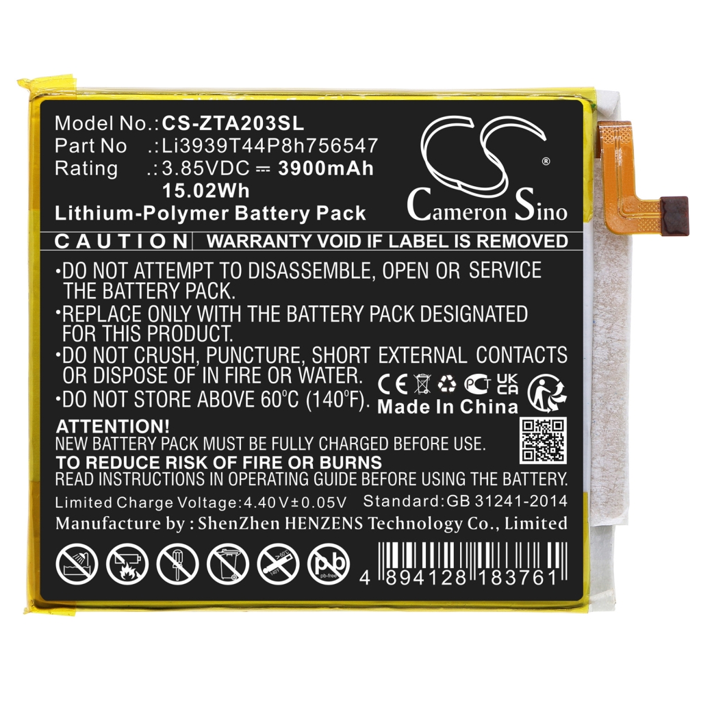 Batteries Remplace Li3939T44P8h756547