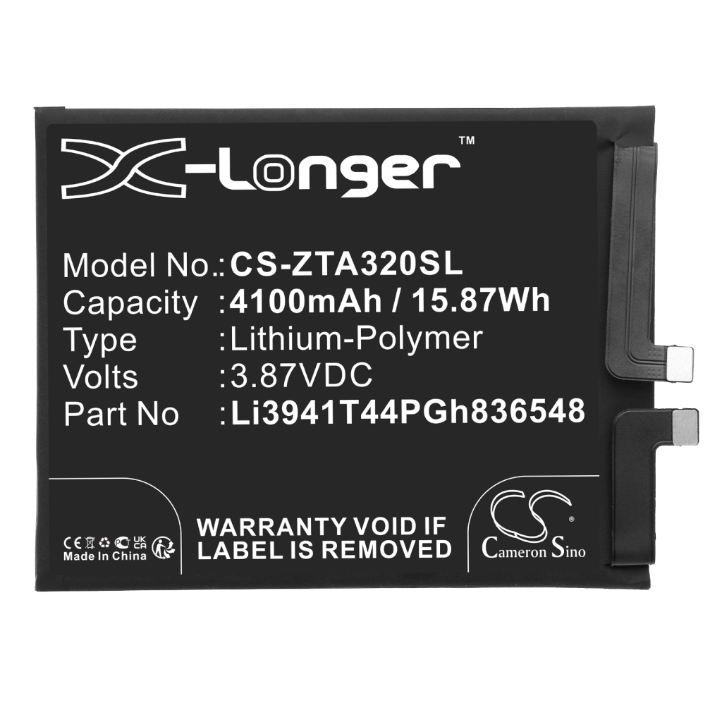 Batteries Remplace Li3941T44PGh836548