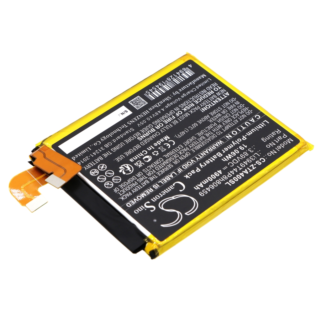 Compatible battery replacement for ZTE LI3949T44P8H806459