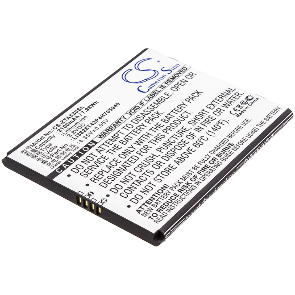 Batteries Remplace Li3826T43P4H705949