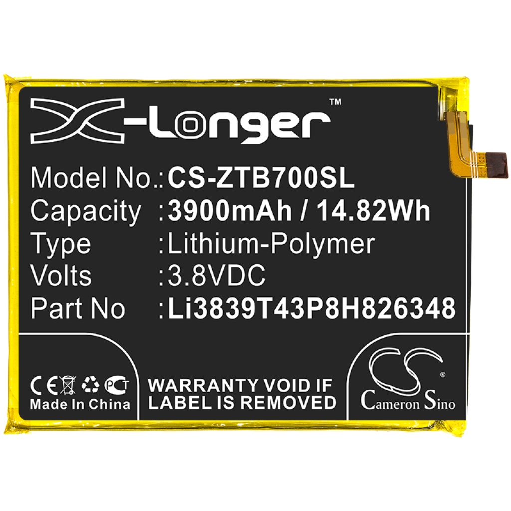 Battery Replaces Li3839T43P8H826348