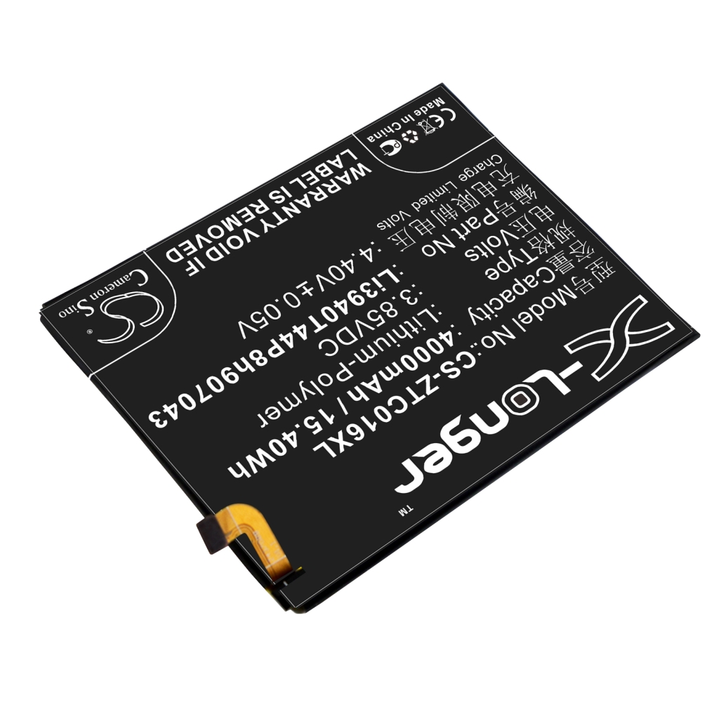 Remplacement de batterie compatible pour ZTE LI3940T44P8H907043