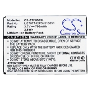 CS-ZTF850SL<br />Batterie pour  remplace la batterie Li3707T42P3h513651