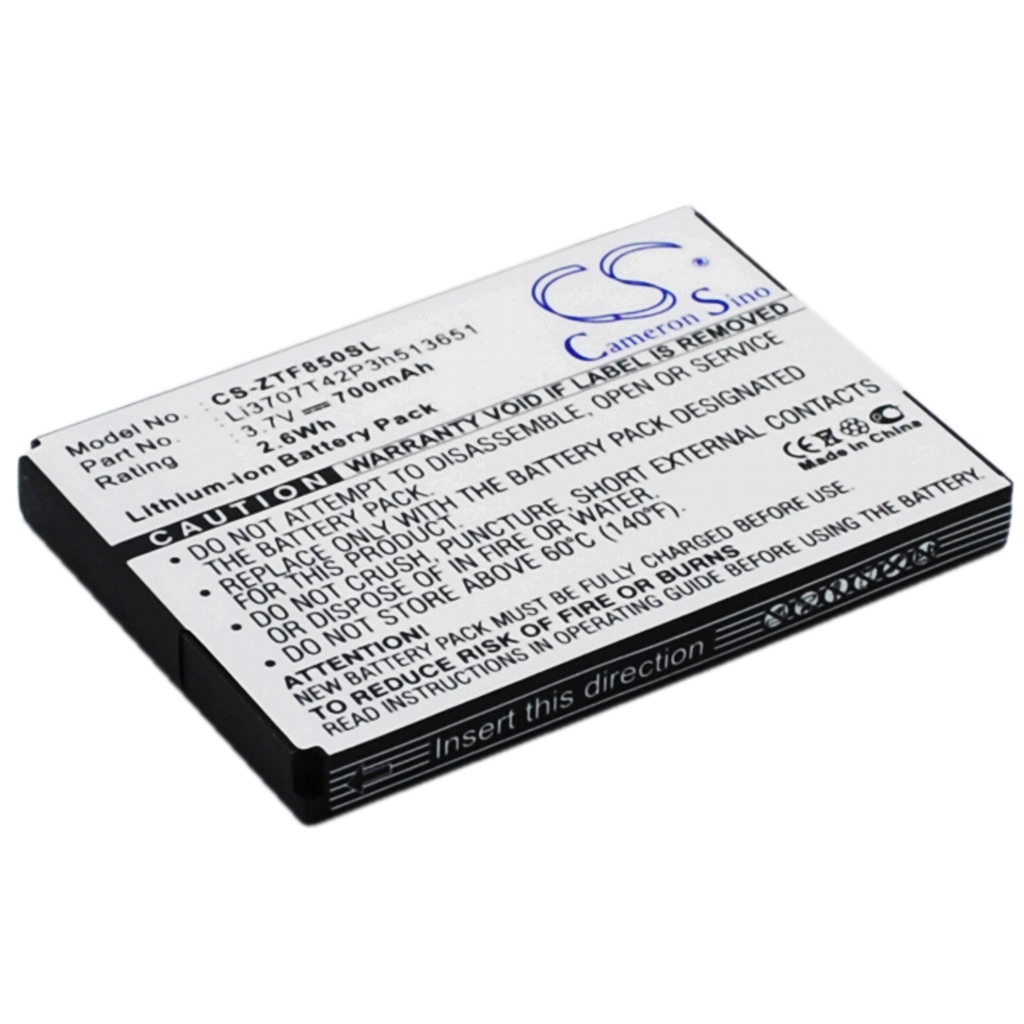 Battery Replaces Li3707T42P3h513651