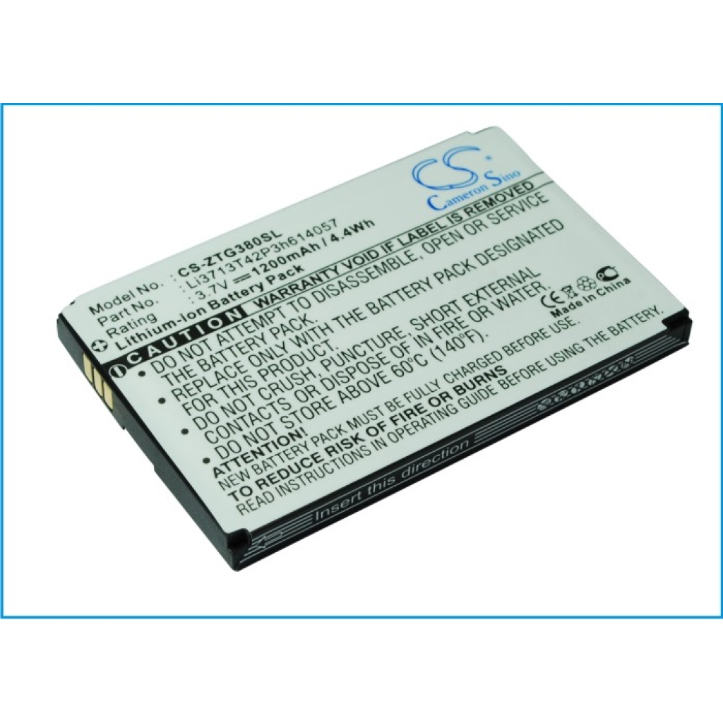 Compatible battery replacement for Telstra LI3713T42P3H614057