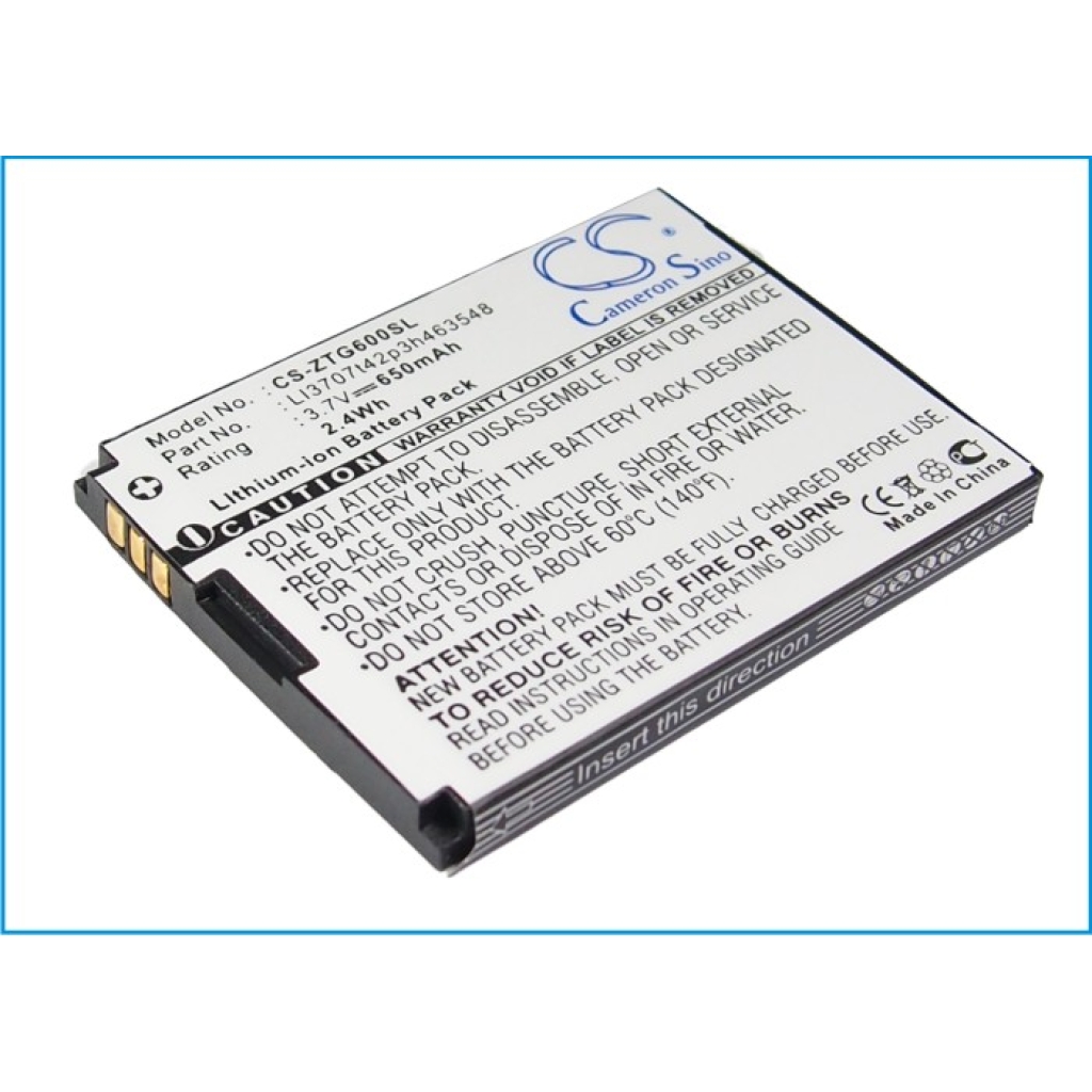 Batteries Remplace LI3708T42P3h463548