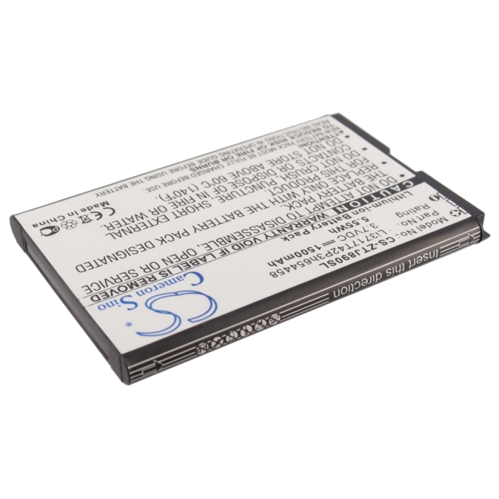 Compatible battery replacement for ZTE LI3717T42P3H654458