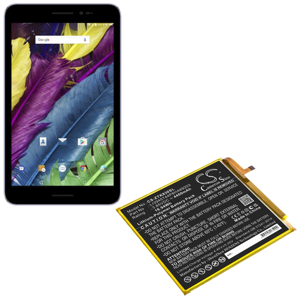 Tablette Batterie ZTE CS-ZTK830SL