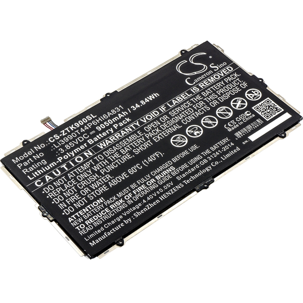 Tablette Batterie ZTE CS-ZTK900SL