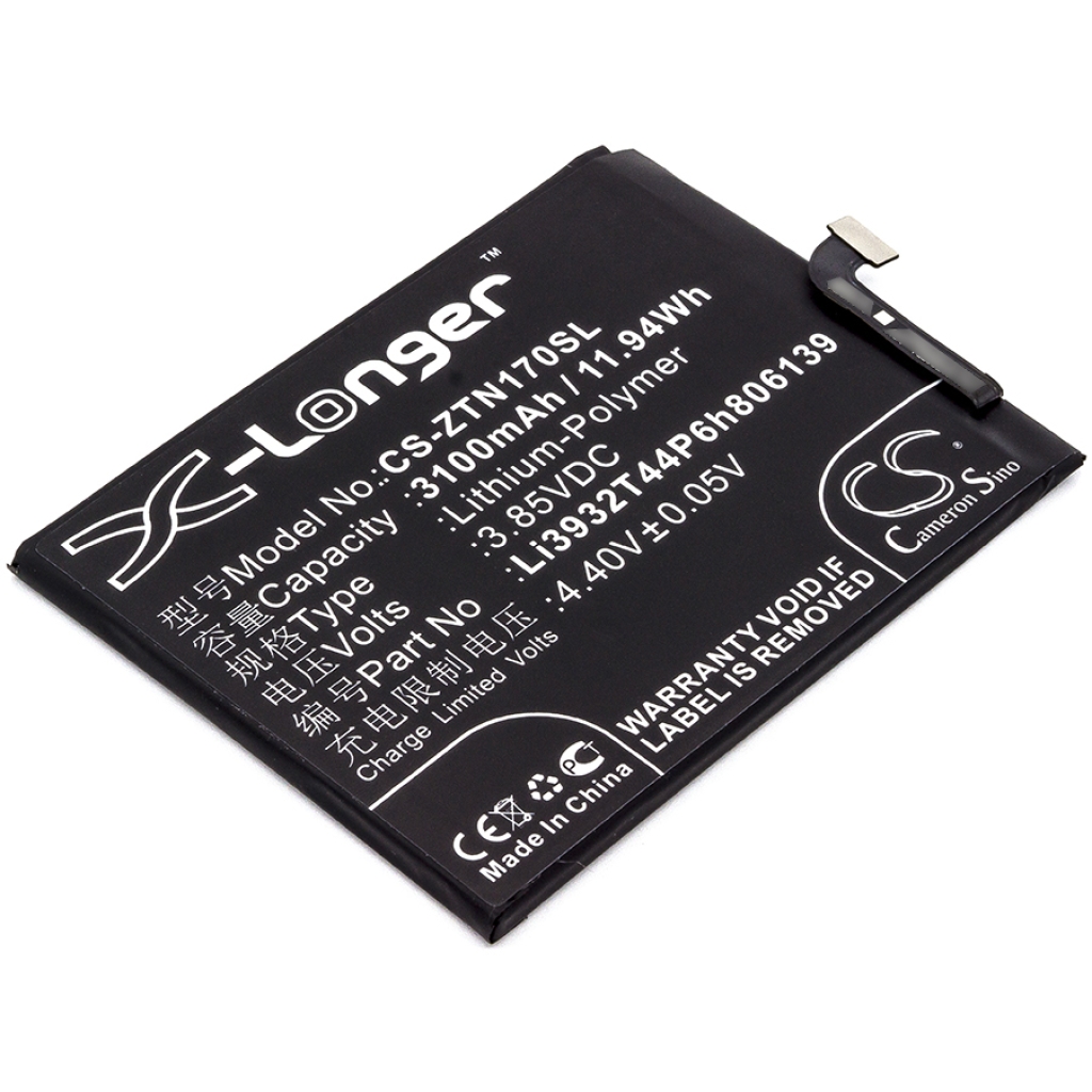 Remplacement de batterie compatible pour ZTE LI3932T44P6H806139