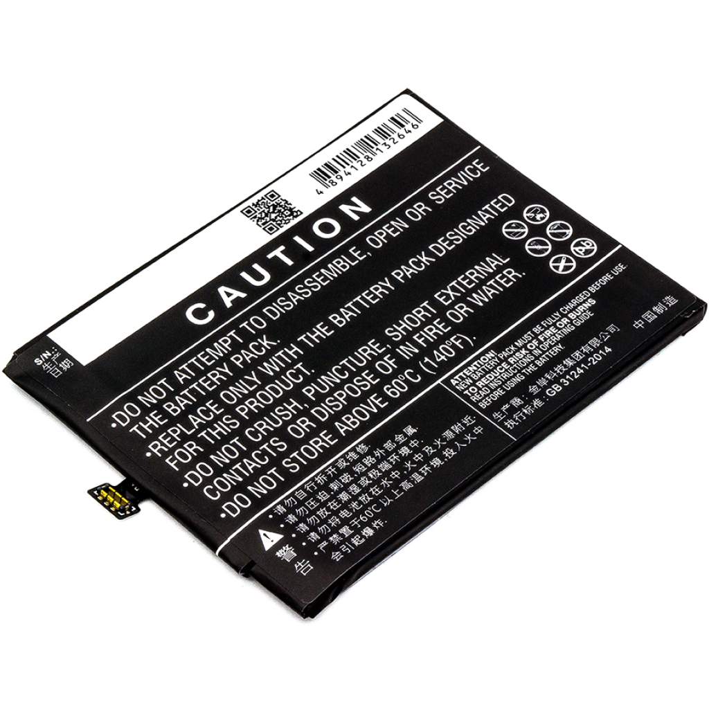 Remplacement de batterie compatible pour ZTE LI3932T44P6H806139