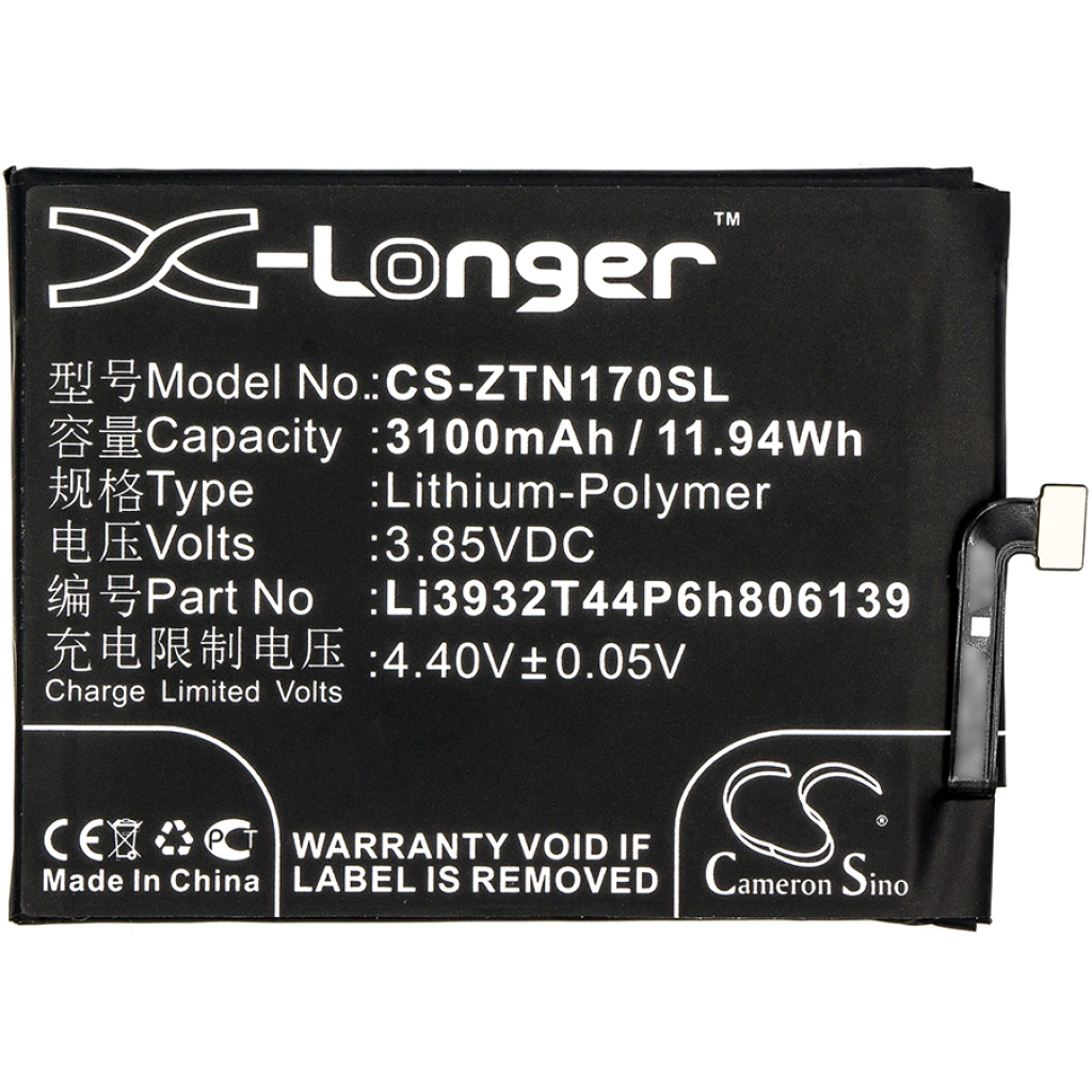 Batteries Remplace Li3932T44P6h806139