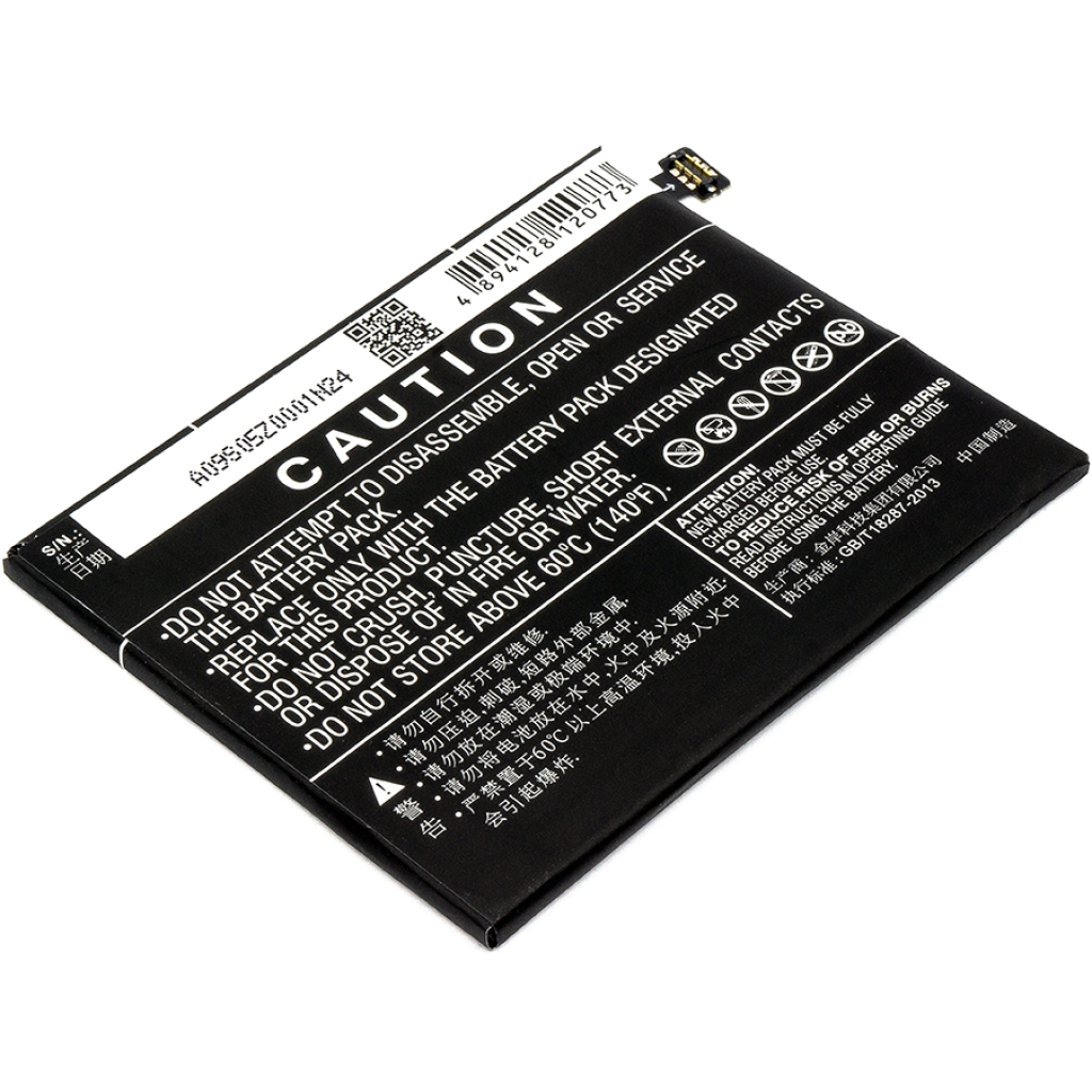 Compatible battery replacement for Nubia LI3829T44P6H806435