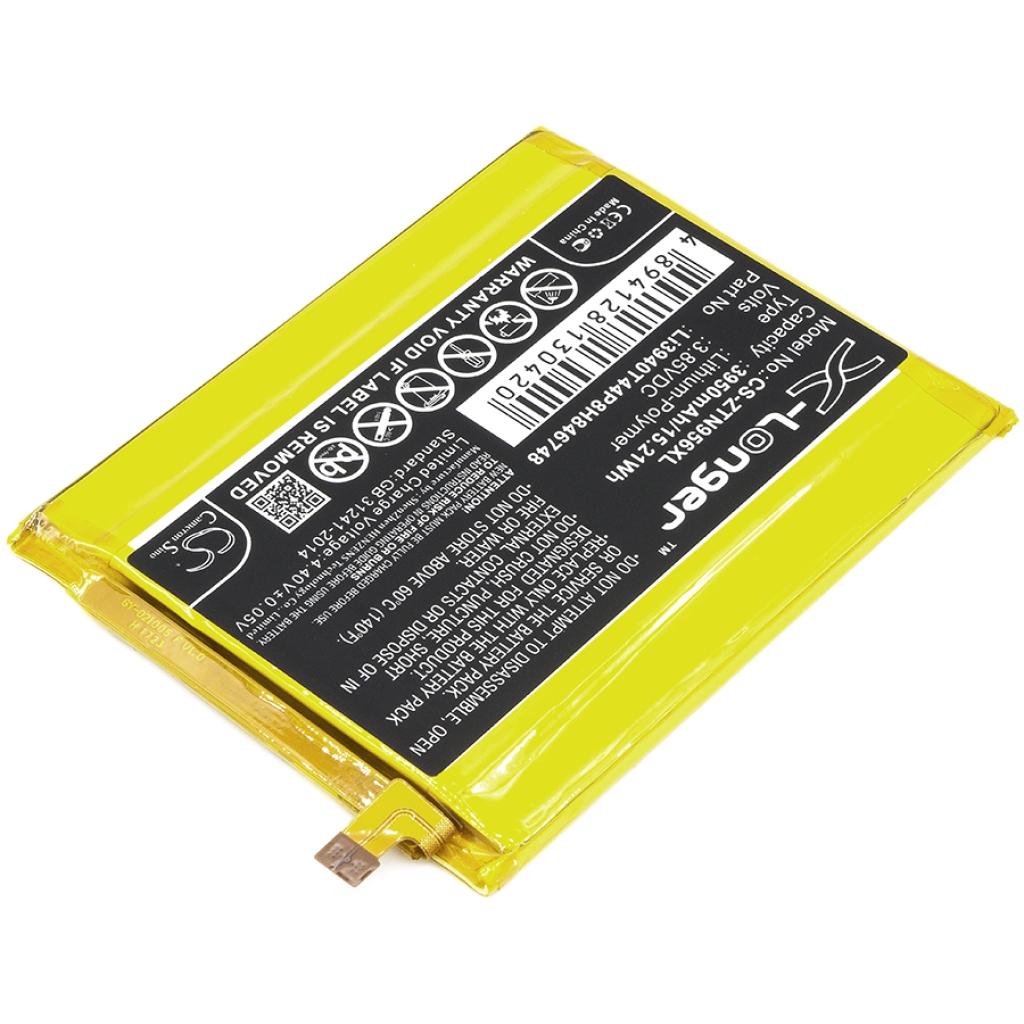 Remplacement de batterie compatible pour ZTE LI3940T44P8H846748