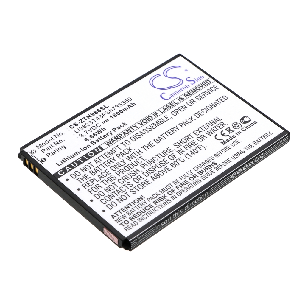 Remplacement de batterie compatible pour Tegra LI3823T43P3H735350