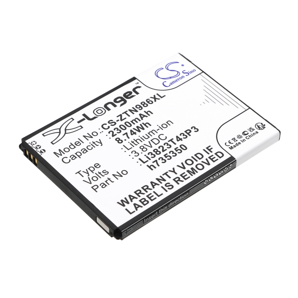 Remplacement de batterie compatible pour Tegra LI3823T43P3H735350