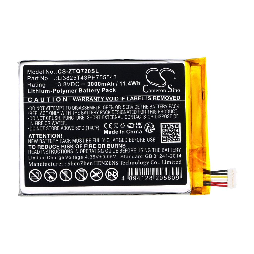 Battery Replaces Li3825T43PH755543