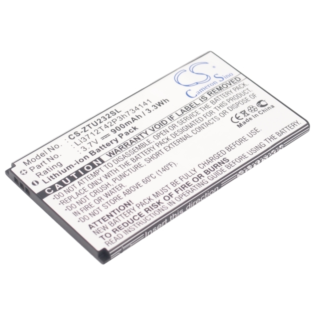 Mobile Phone Battery ZTE CS-ZTU232SL