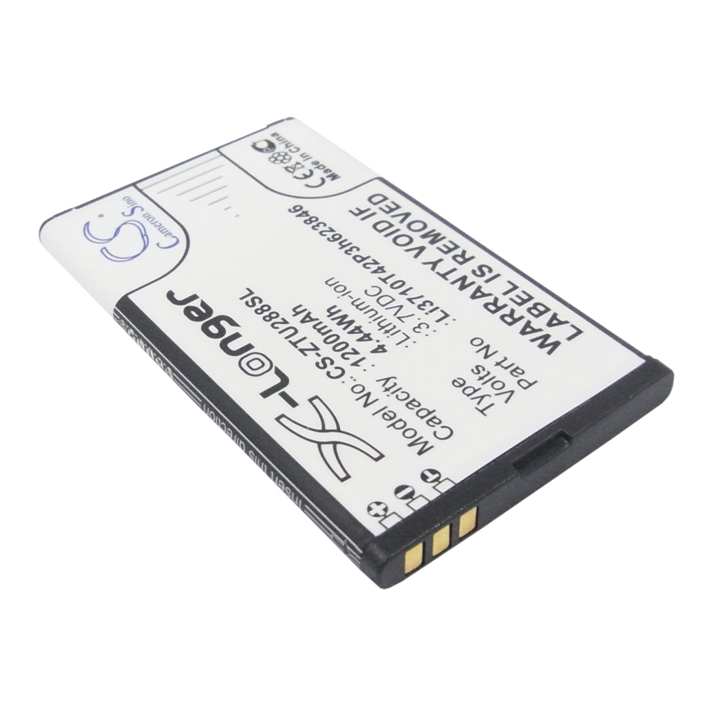 Compatible battery replacement for ZTE LI3710T42P3H623846