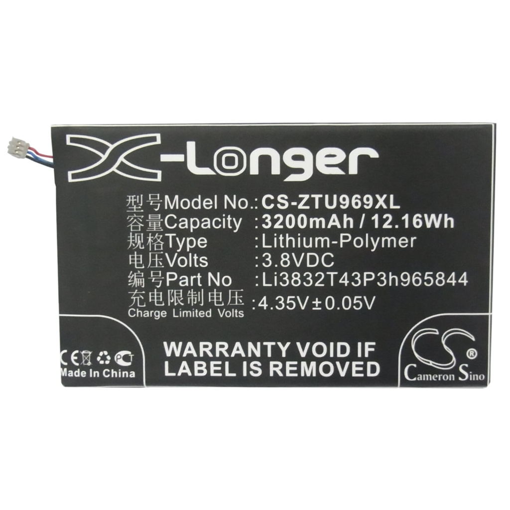 Batteries Remplace Li3832T43P3h965844