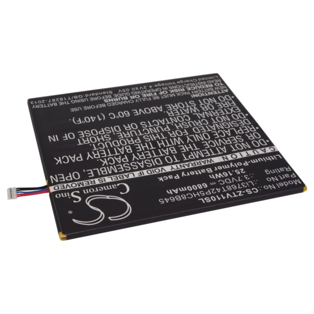 Compatible battery replacement for ZTE LI3768T42P5HC8B645