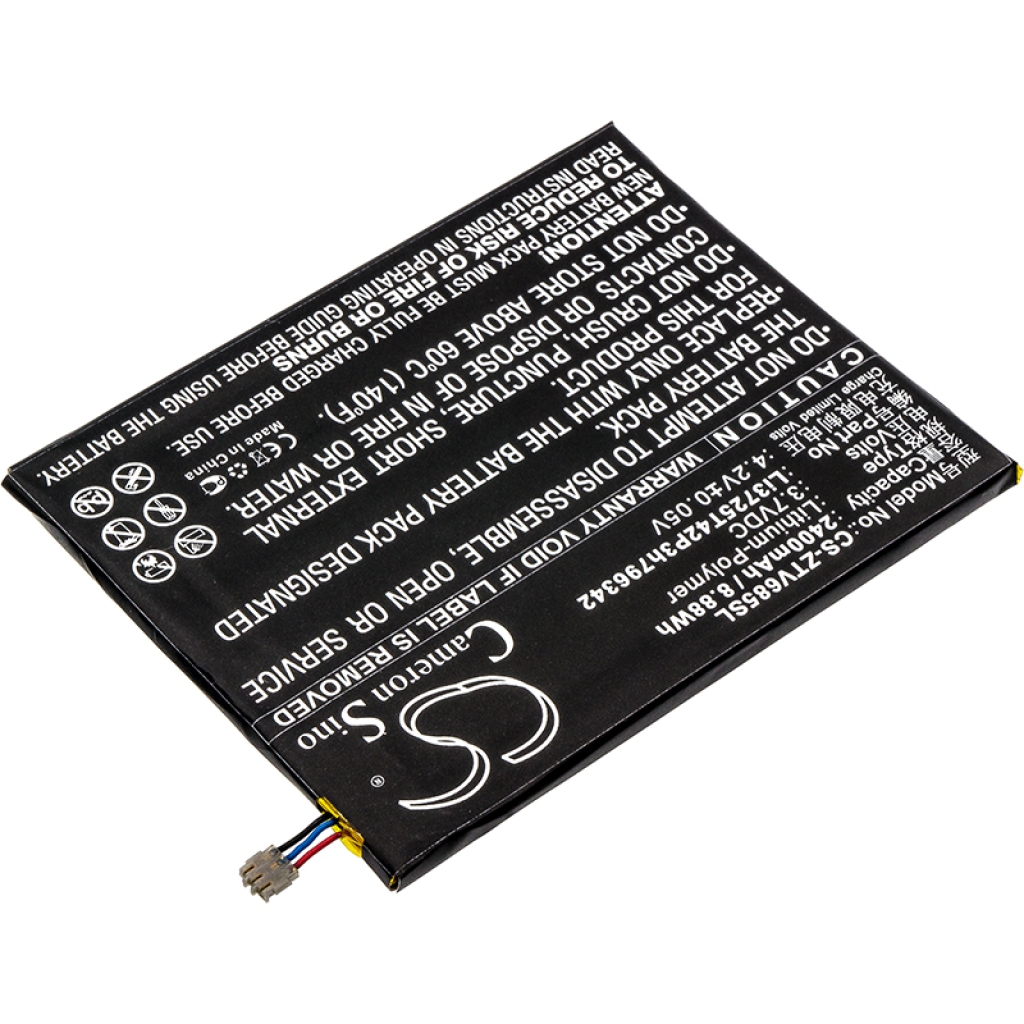 Compatible battery replacement for ZTE LI3725T42P3H796342