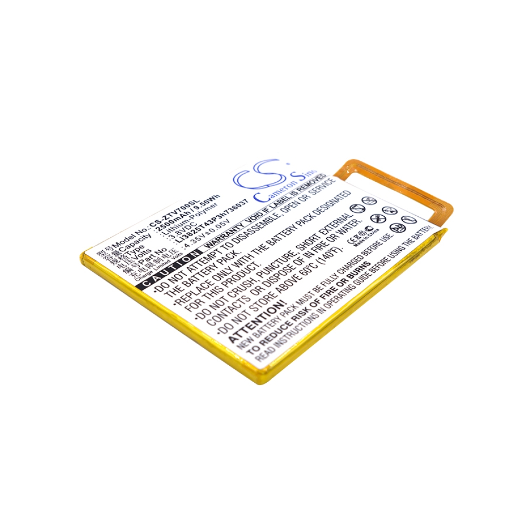 Compatible battery replacement for ZTE LI3825T43P3H736037