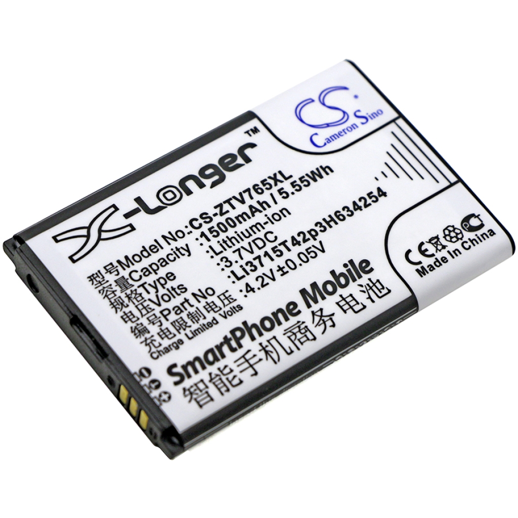 Batteries Remplace Li3715T42p3H634254