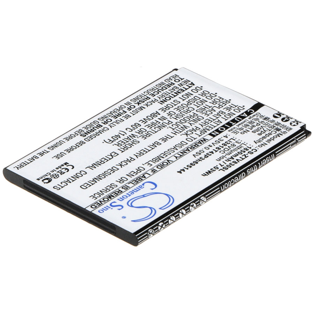 Compatible battery replacement for ZTE LI3818T43P3H695144