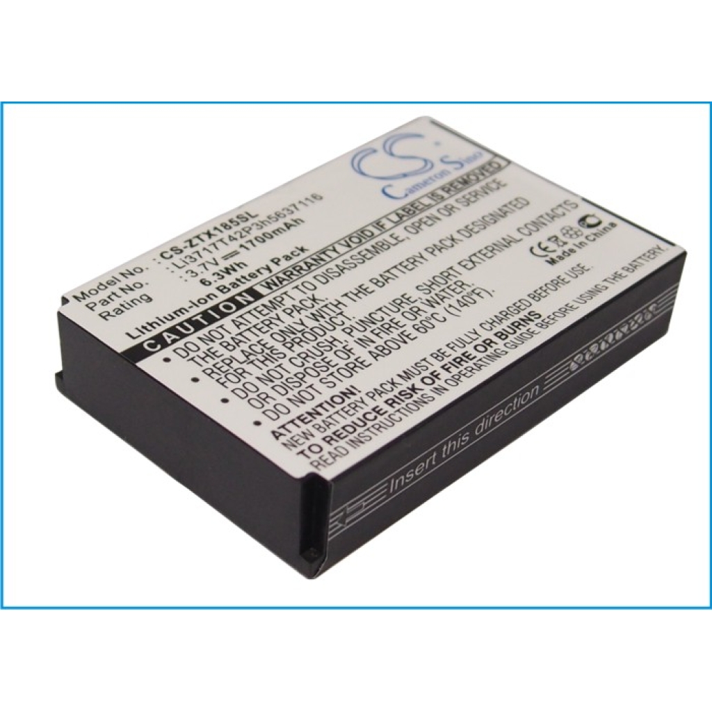 Battery Replaces Li3717T42P3h5637116