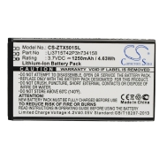 CS-ZTX501SL<br />Batterie pour  remplace la batterie Li3715T42P3h734158