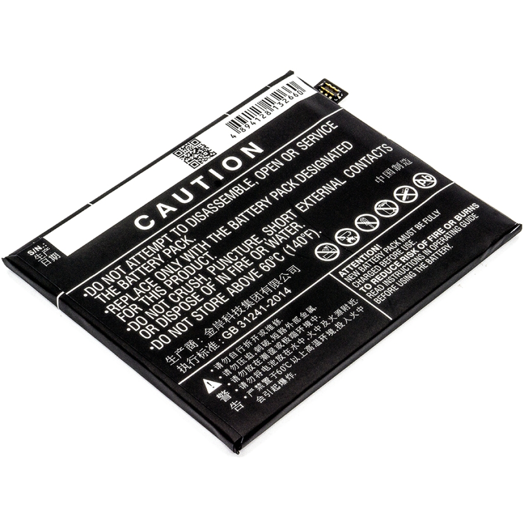 Compatible battery replacement for Nubia LI3936T44P6H836542