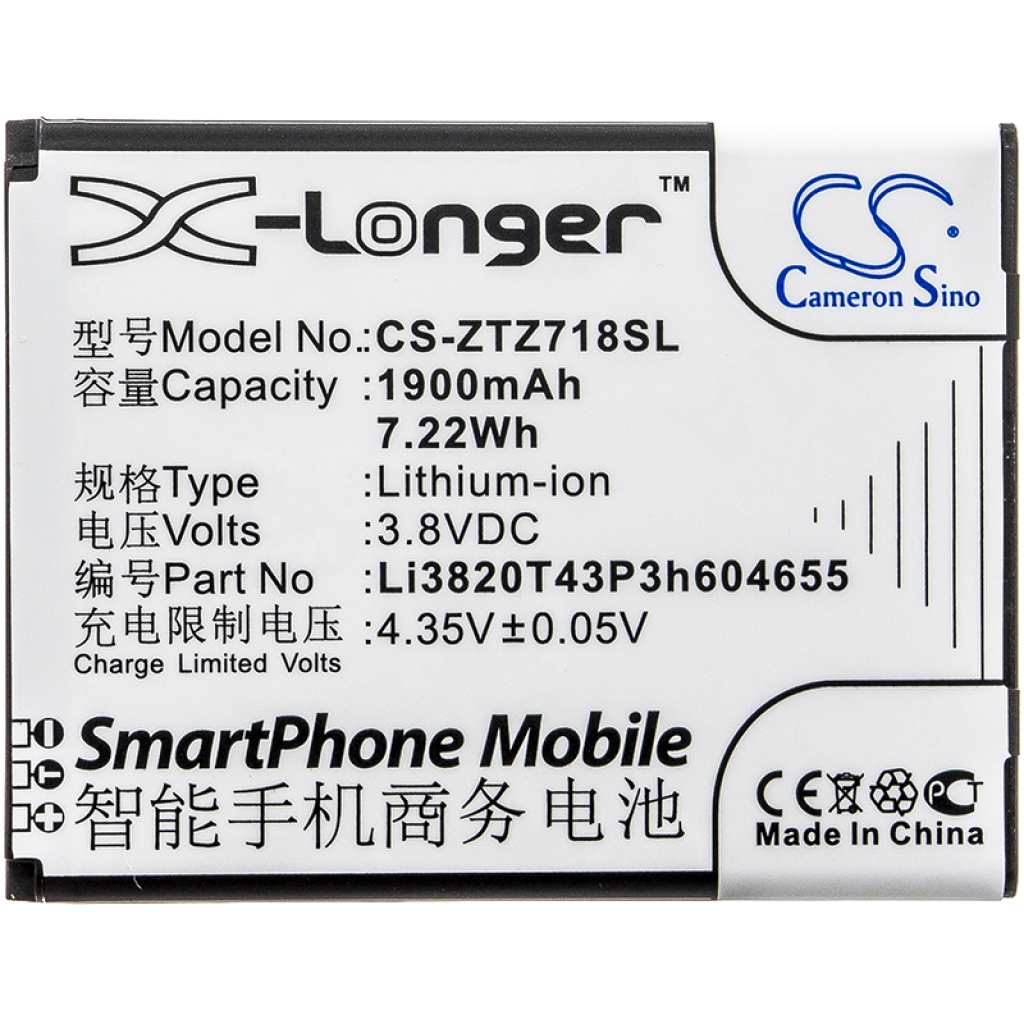 Mobile Phone Battery ZTE CS-ZTZ718SL