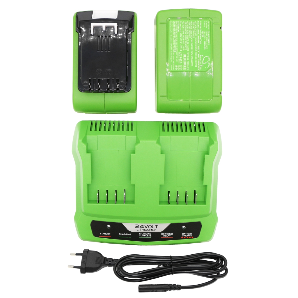 Chargeur pour outils électriques Stiga Alpina Powerworks Greenworks DF-GWP240EU