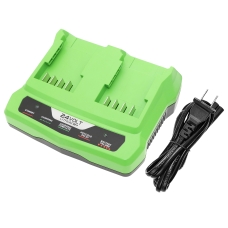 Remplacement de chargeur compatible pour Greenworks 24V CHARGER 2 SLOTS 2 AMP,270401020,29322,29807,29837...