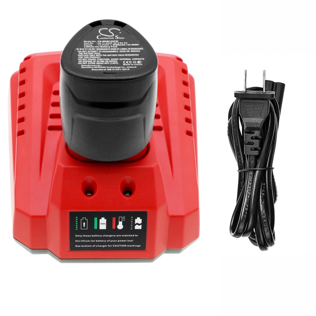 Chargeur pour outils électriques Milwaukee M12BDD-402C